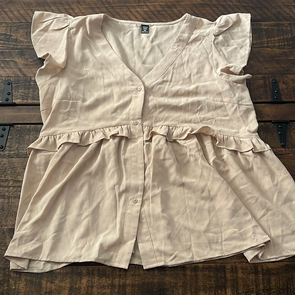 Beige blouse